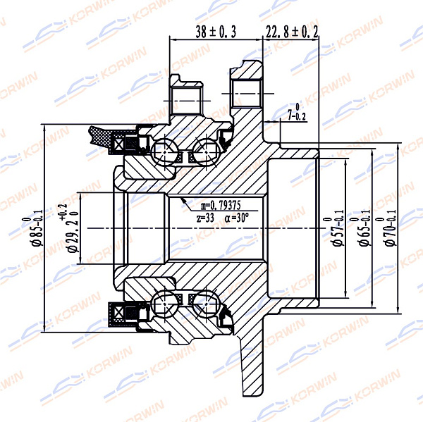 ступица колеса korwin kwah0016 оптом от производителя по низким ценам